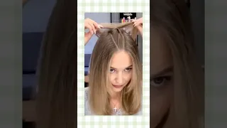 🍄•Peinados aesthetic que puedes hacer para cabello corto•💐 #shorts #viral #aesthetic