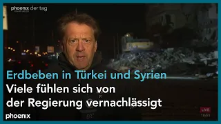 Markus Rosch und Prof. Andreas Dittmann zur Lage in der Türkei und in Syrien am 13.02.23
