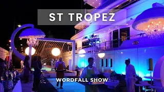 Wordfall show in St Tropez