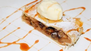 Штрудель яблочный / Apple strudel