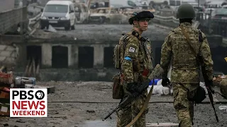 Russian forces retreat from Ukraine's capital region as civilians attempt to flee Mariupol