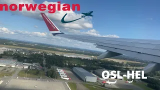 Norwegian Air Shuttle DY1190 - Boeing 737-800 - Oslo to Helsinki