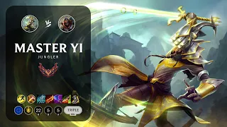 Master Yi Jungle vs Zed - EUW Grandmaster Patch 13.11