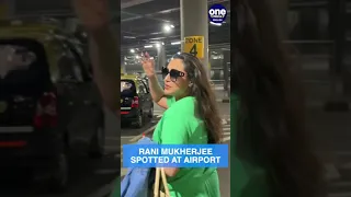 Rani Mukherjee Spotted at Airport | Oneindia News#ranimukherjee #airport #mumbaiairport