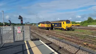 Trains at Westbury 27/5/24