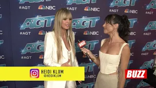 Heidi Klum talks about her Golden Buzzer, Lily Meola and hopefully she gets "Metaphysic'd'