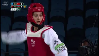 Olympic Games in Rio - 49kg Patimat Abakarova (AZE) WU JYGYU (CHN)