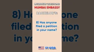 Questions asked in Mumbai embassy today! | USA F1 visa interview 2023