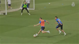 Gareth Bale scoring again in training. Ready for Osasuna! (19/04/2022)