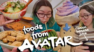 an entire week of vegan AVATAR themed food! 🌊🔥⛰🌪 *timestamps included*