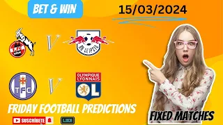 Football Predictions Today 15-03-2024 | Betting Tips Today | English Premier League