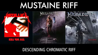 Dave Mustaine Descending Chromatic Riff