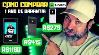 COMO COMPRAR SUA HARDWALLET ONEKEY COM DESCONTO E 1 ANO DE GARANTIA FÁCIL E SEGURO DIRETO DO FABRICA