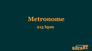 Metronome 215 bpm