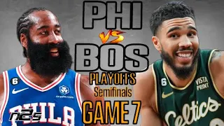 Playoffs SEMIFINALS - GAME 7 - Philadelphia 76ers vs Boston Celtics  - Full Game | NBA 2K23