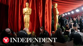 Live: Final preparations on Oscars red carpet ahead of award show