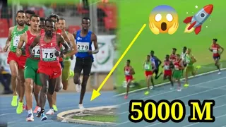 شاهد 5000م - نهائي - رجال / بطولة دورة الألعاب العربية لألعاب القوى في وهران الجزائر2023