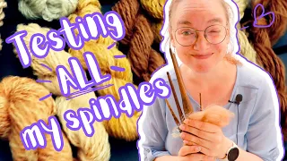 Entering my Spindle Spinning Era: trying out ALL of my clasped/in hand French spindles