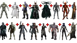 Combining 16 THOR VILLAINS into ONE!  Character FUSION!