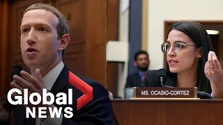 Alexandria Ocasio-Cortez grills Mark Zuckerberg during Congressional hearing