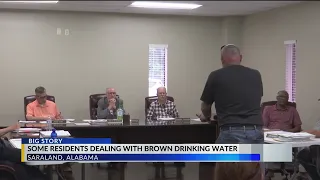 Saraland residents deal with brown water in pipes