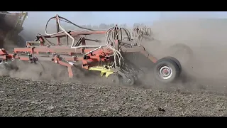 Кировец к-744Р3-1 и посевной комплекс Agrator Combi-9000, сев пшеницы, посевная 2022