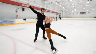 “Proud Mary” Spanish Ice Dancers Olivia Smart & Adrian Diaz skate to Tina Turner (2022 Rhythm Dance)