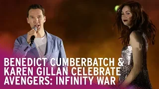 Benedict Cumberbatch & Karen Gillan Celebrate Avengers: Infinity War