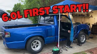 6.0 S10 First Start up // Hayfield Garage Series Finale