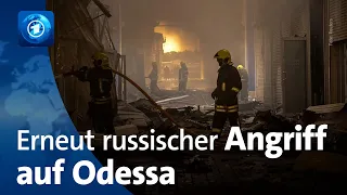 Krieg gegen die Ukraine: Wieder Angriffe auf Odessa