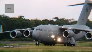 Royal Australian Air Force (RAAF) | Boeing C-17 Globemaster III - TAKEOFF - Palawan, Philippines