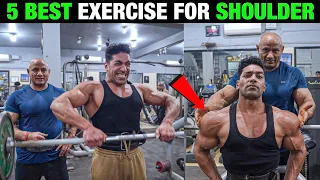 5 Best Exercise For Shoulder | How To Get Bigger Shoulder