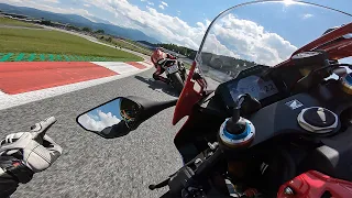 ONBOARD | 🏍 HONDA FIREBLADE 1000RR-R & BMW S1000RR 2019 | REDBULLRING