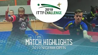 Aruna Quadri vs Laurens Devos | 2019 ITTF Nigeria Open Highlights (R32)