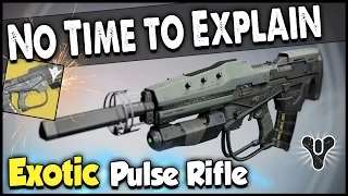 Destiny: How to Get "No Time to Explain" Exotic Pulse Rifle! (Complete Quest Guide)
