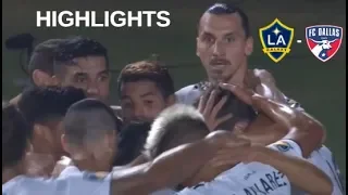 Zlatan Ibrahimovic 2 Goals Highlights | LA Galaxy vs FC Dallas 14/08/2019