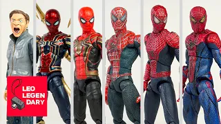 EVERY Spider-Man Movie Figure (Tobey, Andrew, Tom) Stop-Motion Reviews