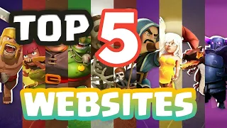 TOP 5 CLASH OF CLANS WEBSITES EVERY CLASHER SHOULD KNOW..| | COC WEBSITES