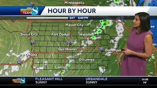 Iowa weather: Very warm and sunny Friday with storm chances early next week