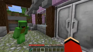 JJ and Mikey hide From Scary All Peppa Pig family EXE monsters At Night in Minecraft - Maizen