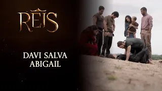 Reis - A Conquista | Davi salva Abigail e Quileabe de afogamento