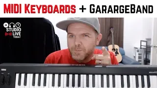 Using MIDI keyboards in GarageBand iOS (iPhone/iPad)