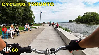 Cycling to Port Credit in Mississauga from Downtown Toronto on Aug 28, 2020 [4K]