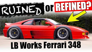 Have Liberty Walk Ruined or Refined this Classic Ferrari 348 Supercar?
