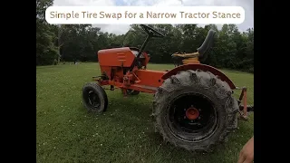 Power King Tractor Tire Swap - Adding Rows to Your Garden