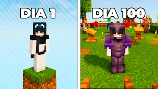 100 Días en Minecraft ONE BLOCK | Pelicula Completa