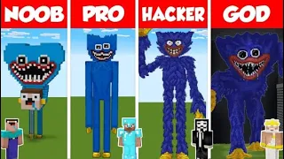 Minecraft NOOB vs PRO vs HACKER vs GOD: HUGGY WUGGY POPPY PLAYTIME   #trending  #shorts