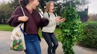 BUSHMAN PRANK SCARING GIRLS FOR BEST REACTIONS || So Scared 😨