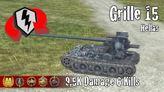 Grille 15  |  9,5K Damage 6 Kills  |  WoT Blitz Replays