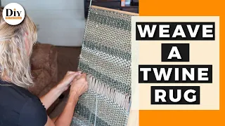 Weave a Rug with Twine and Paracord!  SUPER COOL Weaving Projects!!